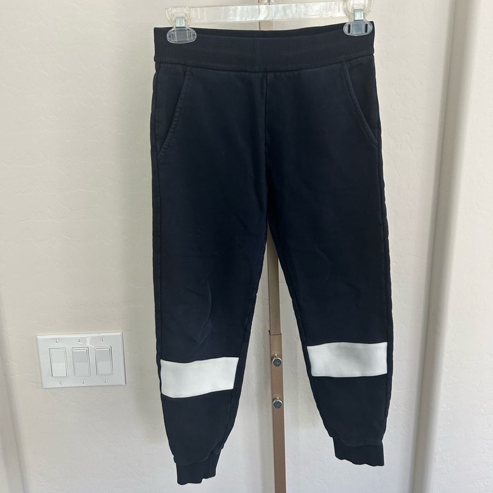 MONCLER Blue Kid’s Sweatpants With Iconic Patch In Navy Size 10